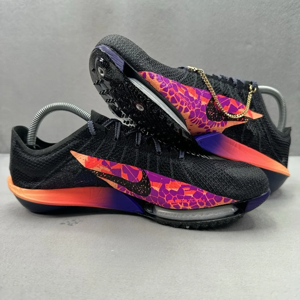 Nike Air Zoom Victory 2 'Glam' Mens Size 9.5 Track Spikes Light Carbon NEW